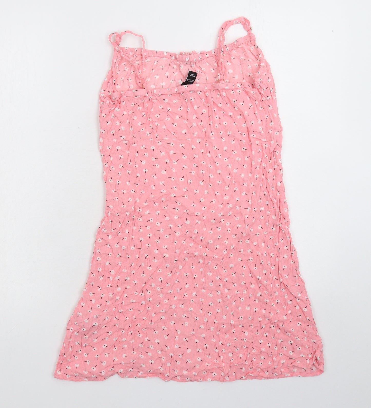 New Look Girls Pink Floral  Tank Dress  Size 12-13 Years