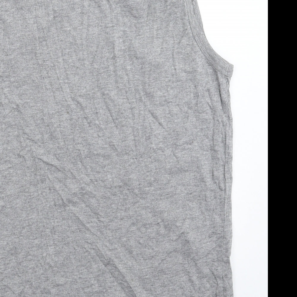 TU Mens Grey   Basic Tank Size XL