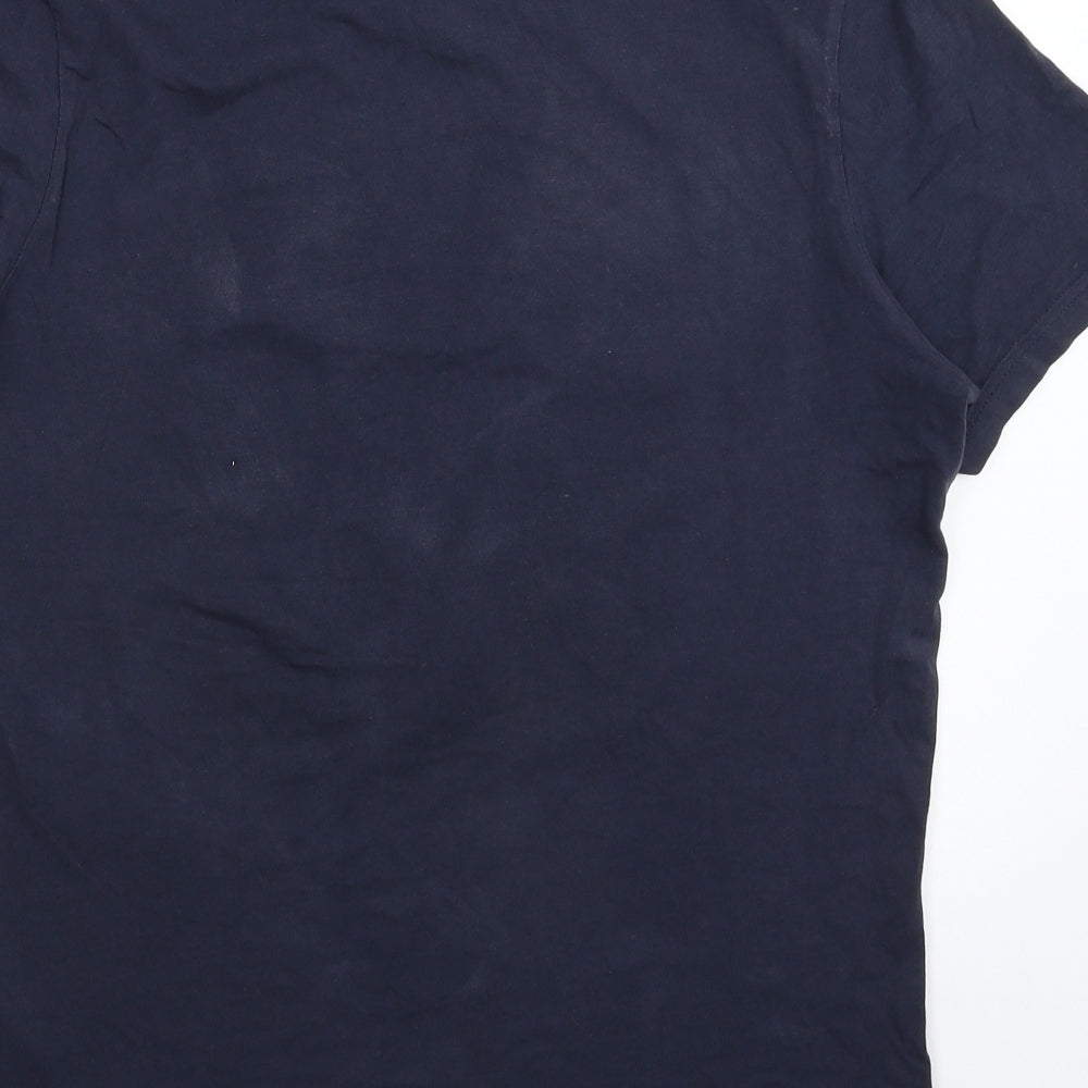 JACK & JONES Mens Blue    T-Shirt Size M