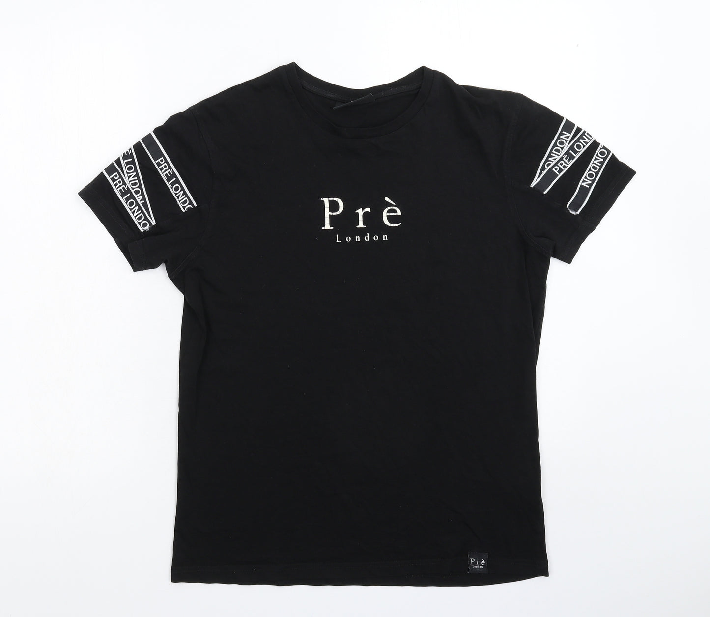 Pre London Mens Black    T-Shirt Size S