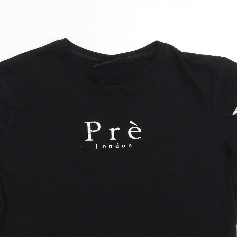 Pre London Mens Black    T-Shirt Size S