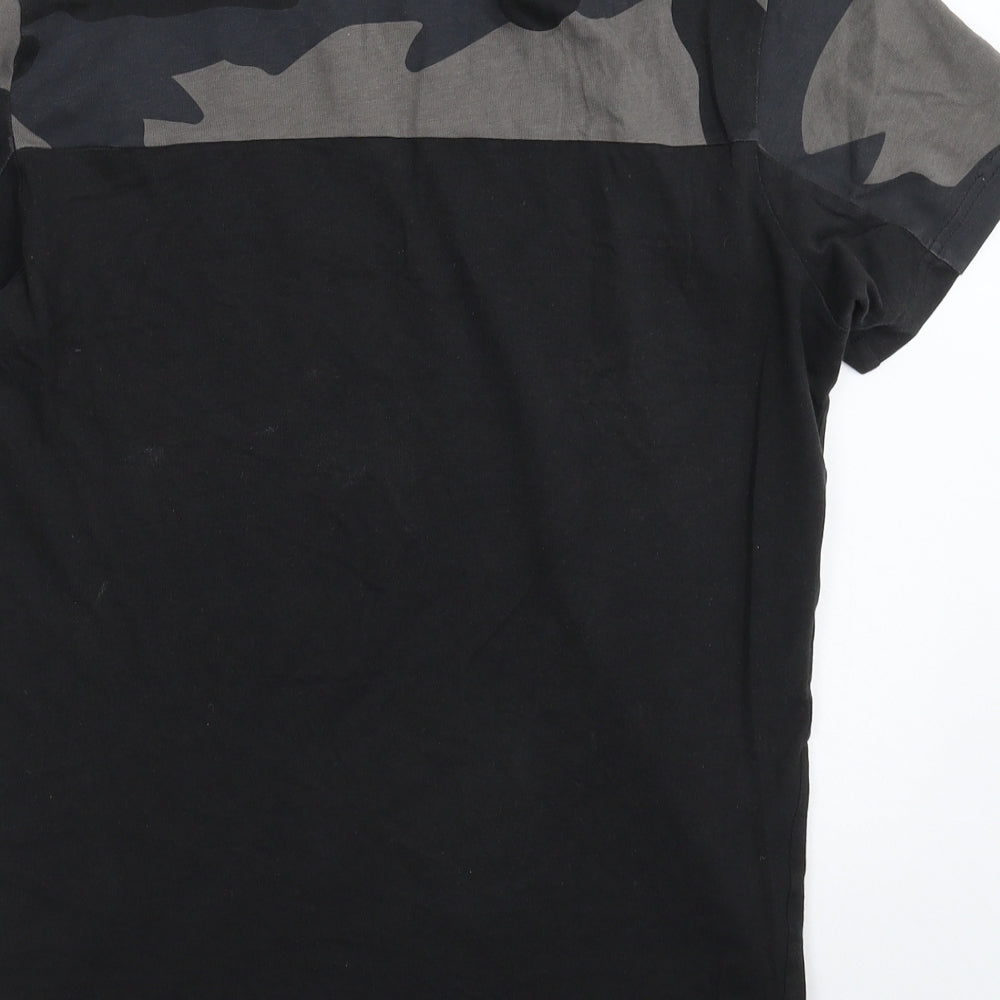 adidas Mens Multicoloured Camouflage   T-Shirt Size XS