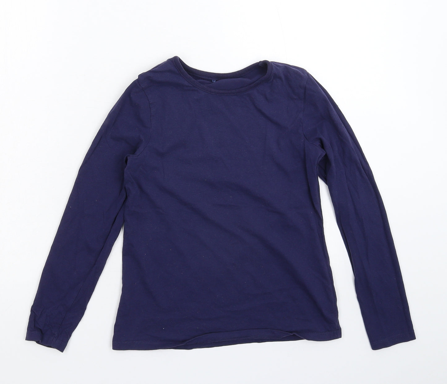 George Girls Blue   Basic T-Shirt Size 10-11 Years