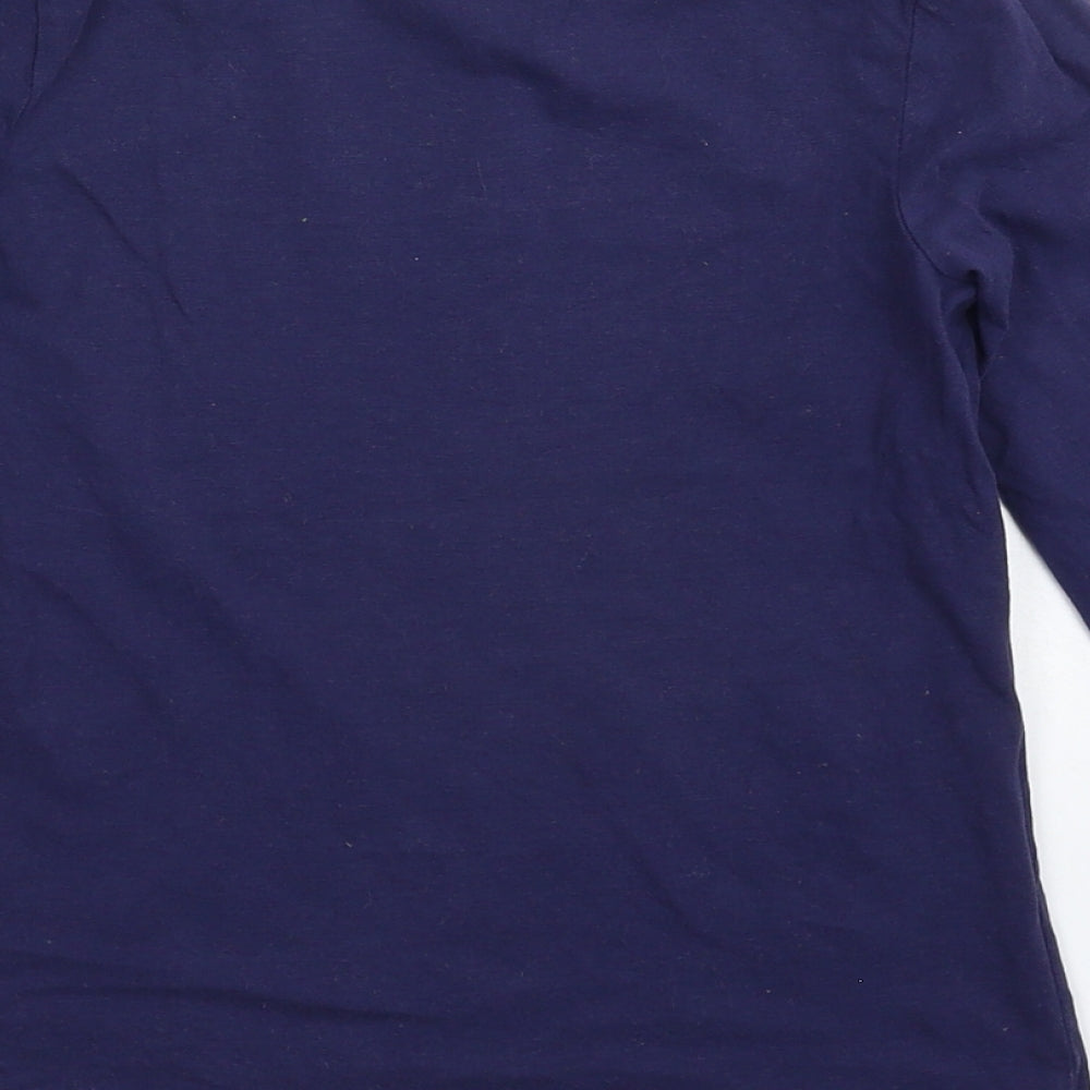 George Girls Blue   Basic T-Shirt Size 10-11 Years