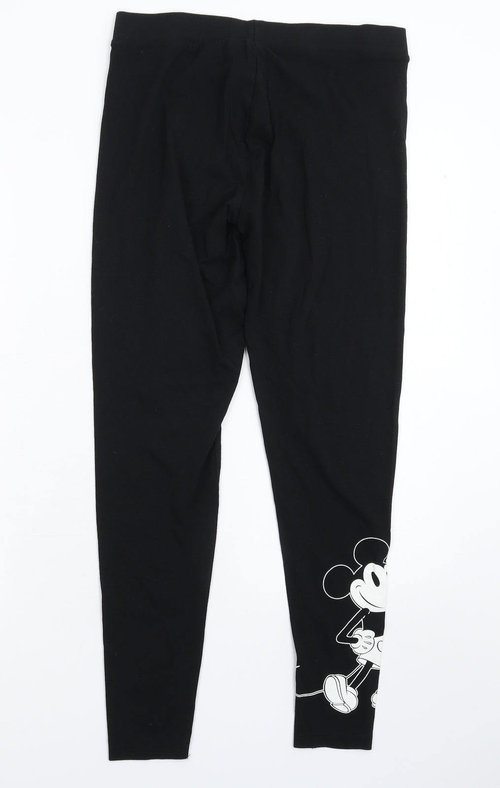 Primark Womens Black   Capri Leggings Size 12 L27 in - Disney
