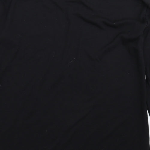 Ethel Austin Womens Black   Basic T-Shirt Size 12