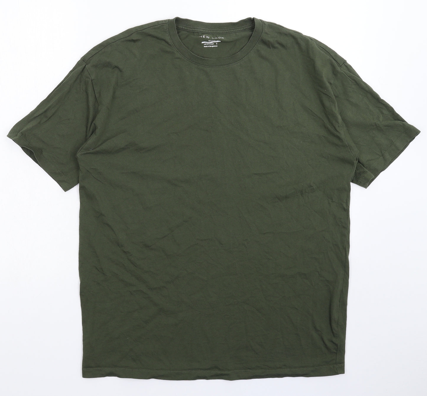 New Look Mens Green    T-Shirt Size S  - Oversized