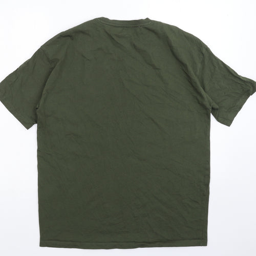 New Look Mens Green    T-Shirt Size S  - Oversized
