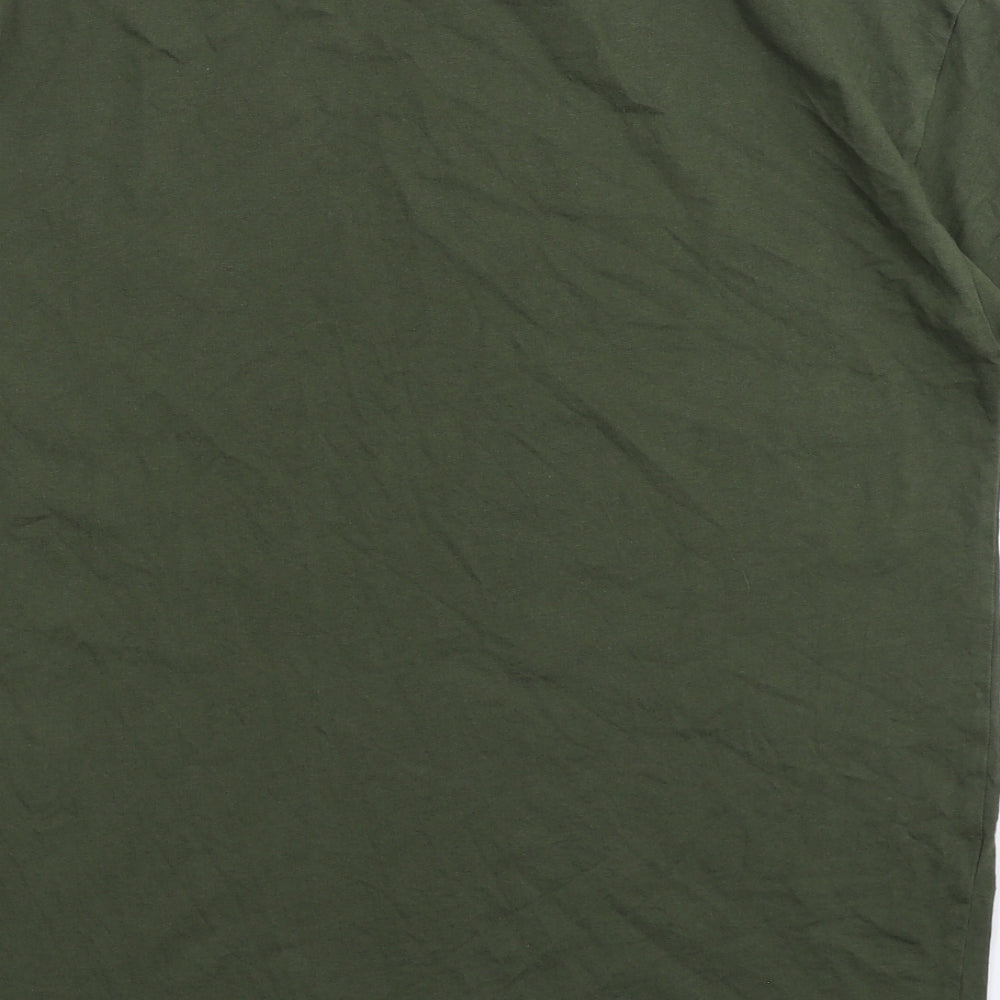 New Look Mens Green    T-Shirt Size S  - Oversized