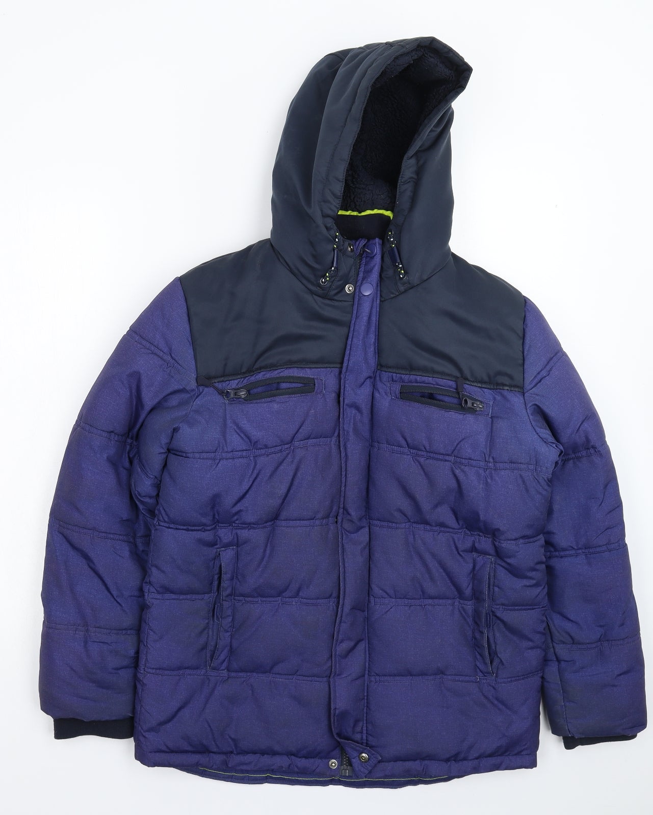 George Boys Blue   Puffer Jacket Jacket Size 13-14 Years