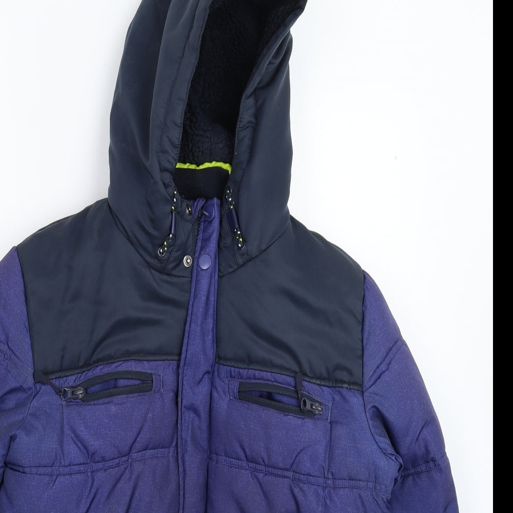 George Boys Blue   Puffer Jacket Jacket Size 13-14 Years