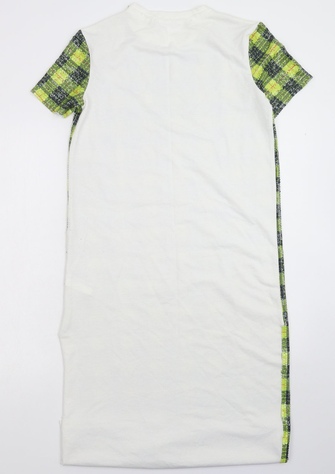 Zara Womens Multicoloured Check  T-Shirt Dress  Size S