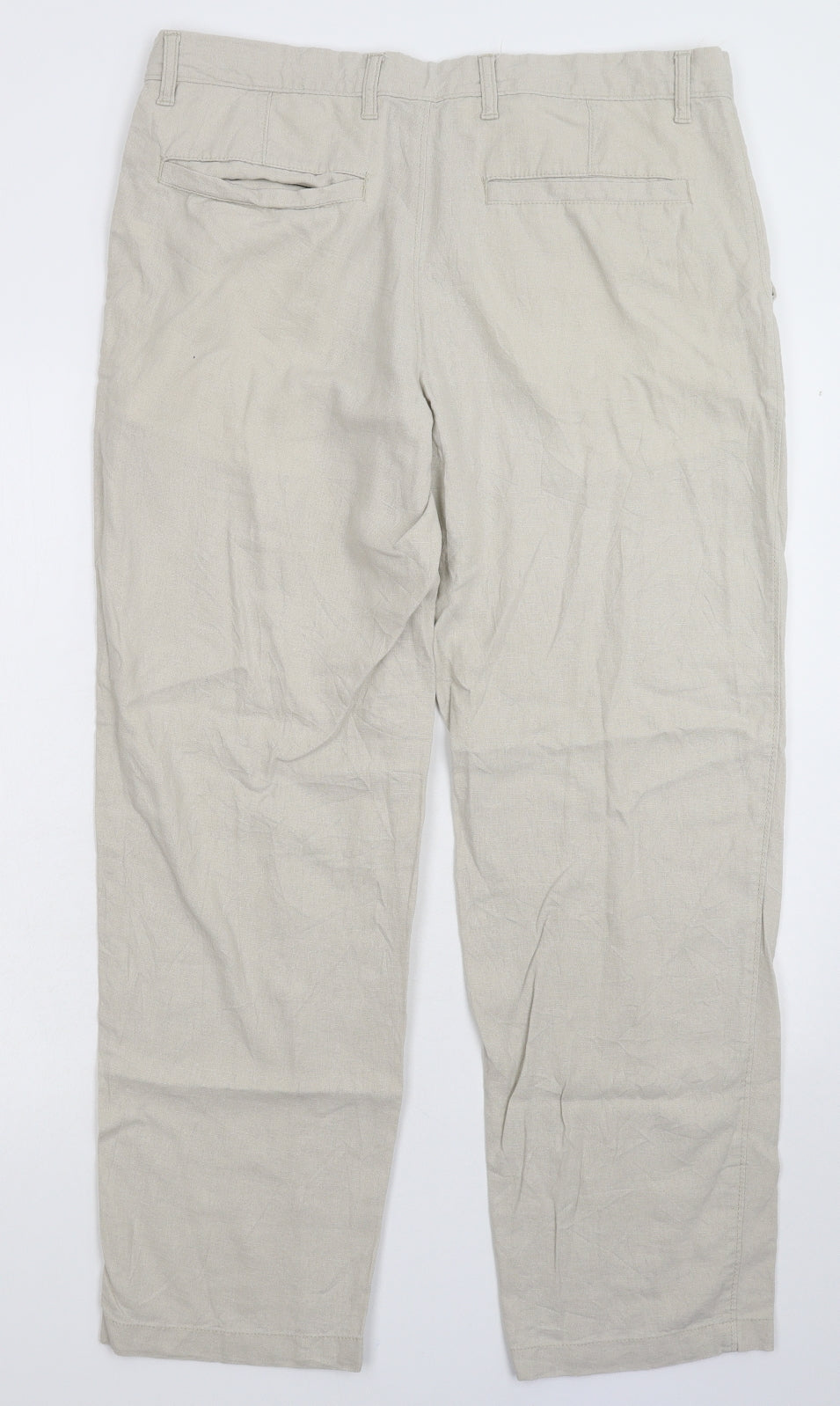 Marks and Spencer Mens Grey   Trousers  Size 36 L28 in