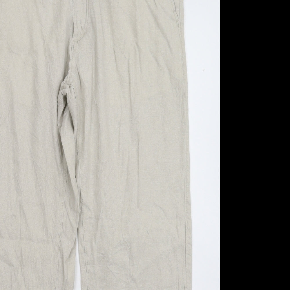 Marks and Spencer Mens Grey   Trousers  Size 36 L28 in