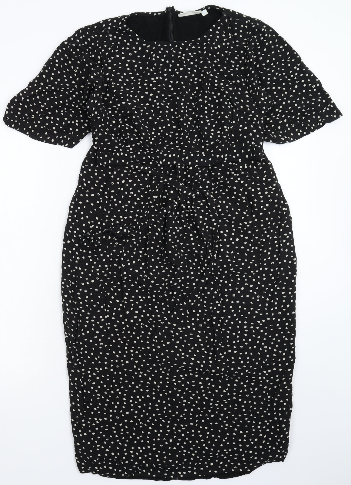 JoJo Maman Bébé Womens Black   Fit & Flare  Size 10