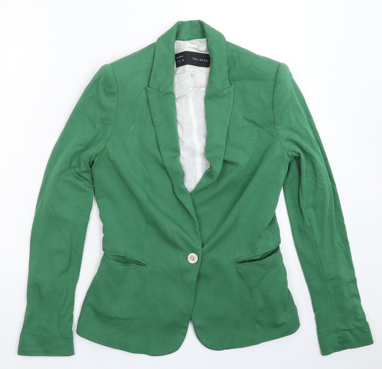 Zara Womens Green   Jacket Suit Jacket Size M