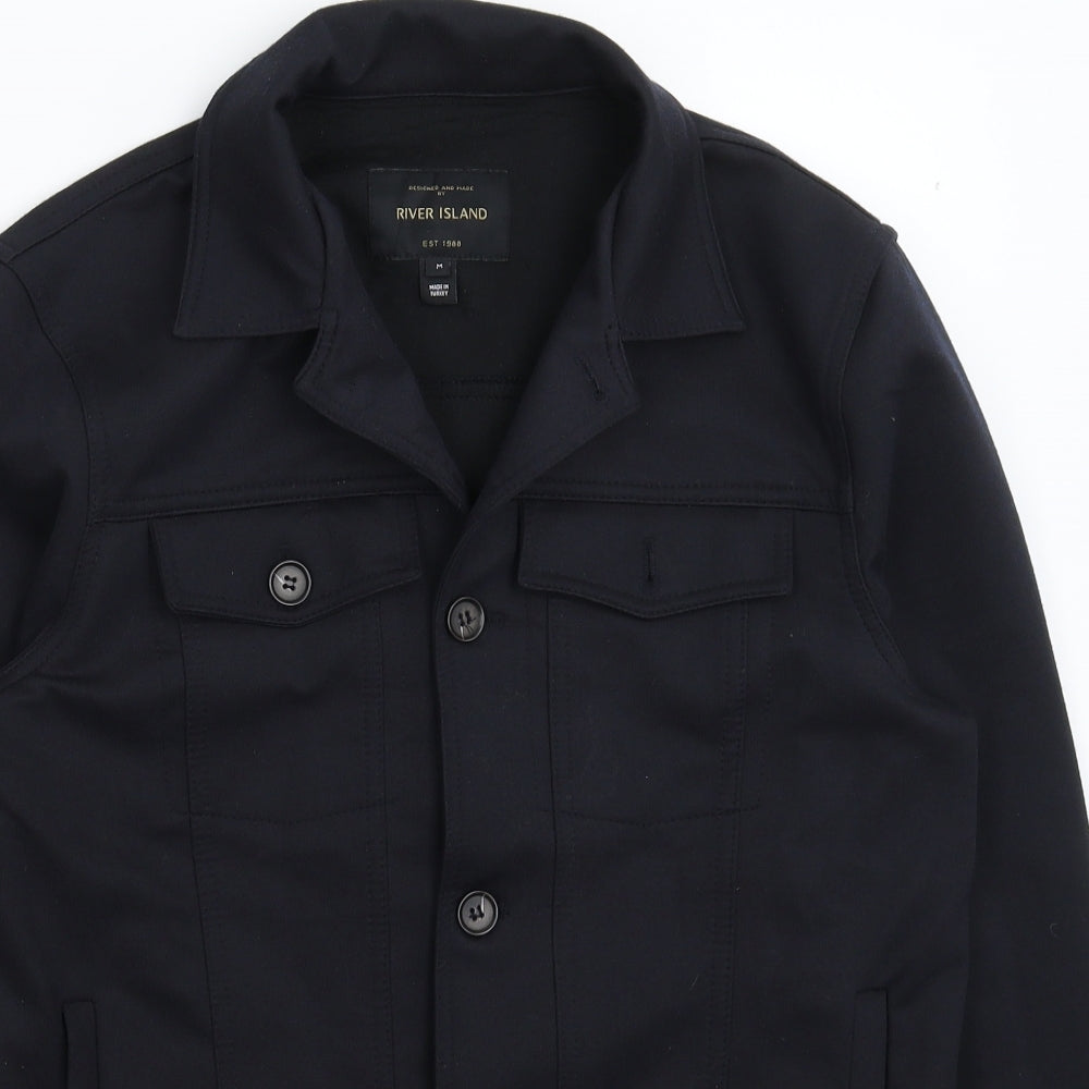 River Island Mens Blue   Jacket Blazer Size M