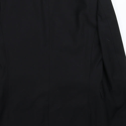 Butler & Webb Mens Black   Jacket Suit Jacket Size 38