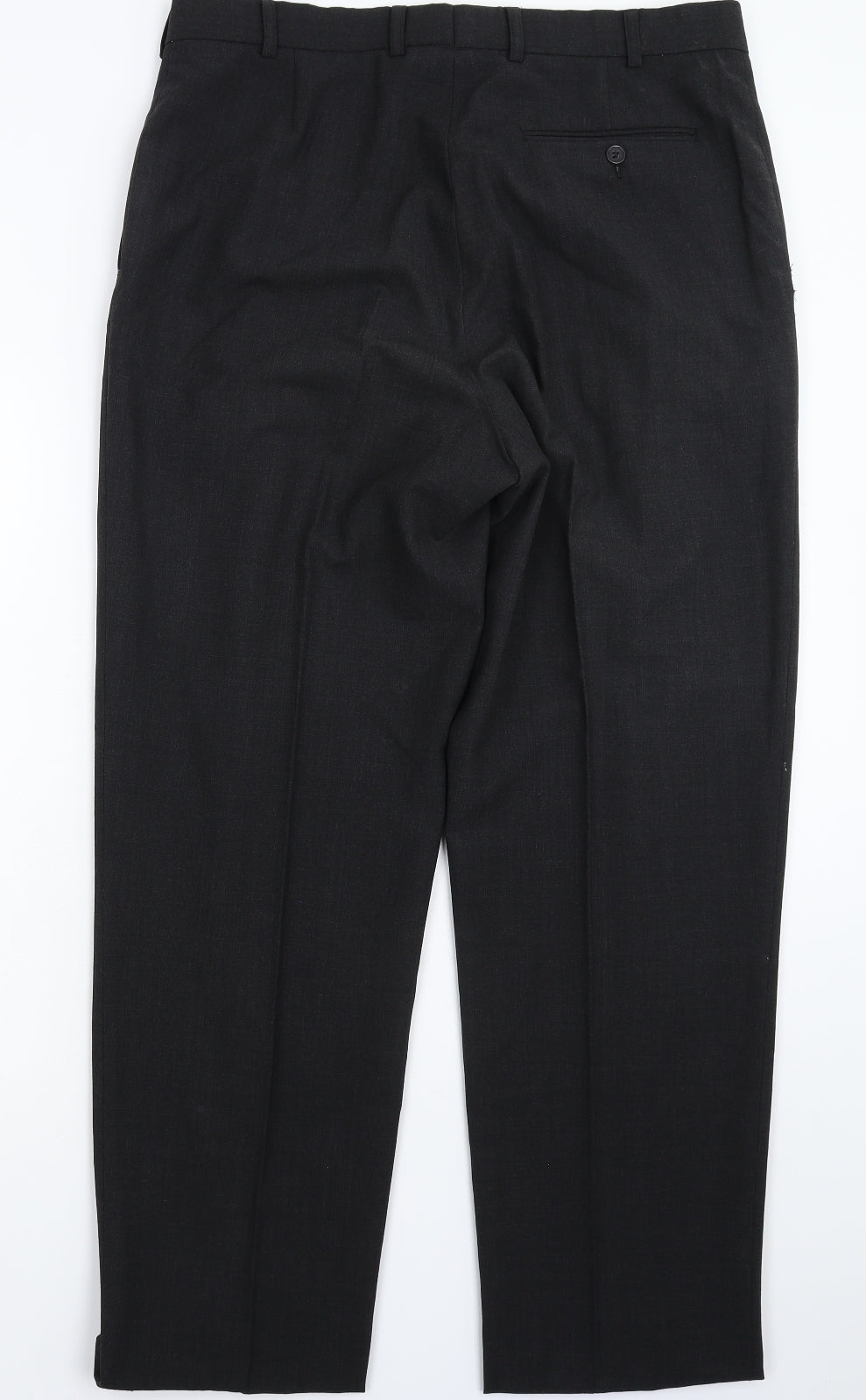 Jonathan Adams Mens Grey   Dress Pants Trousers Size 36 L33 in