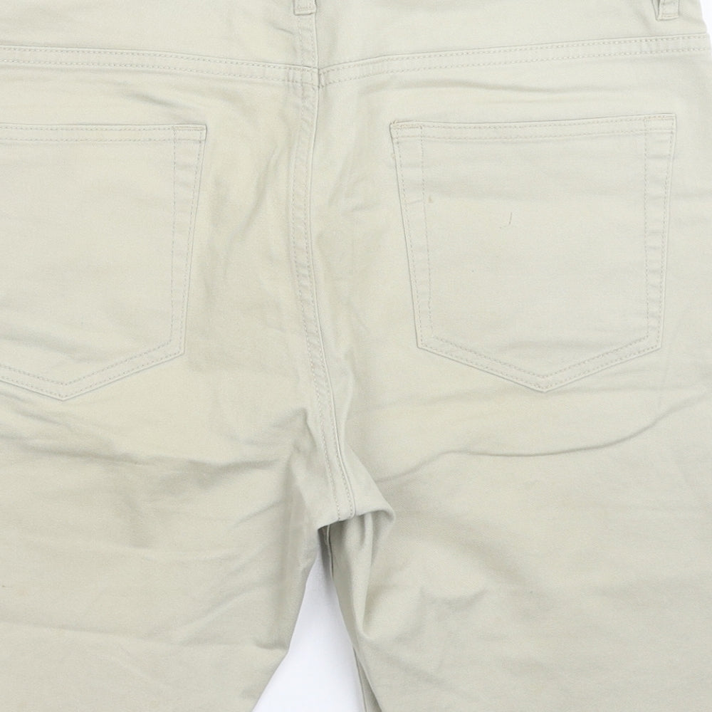 H&M Mens Grey  Denim Bermuda Shorts Size 31