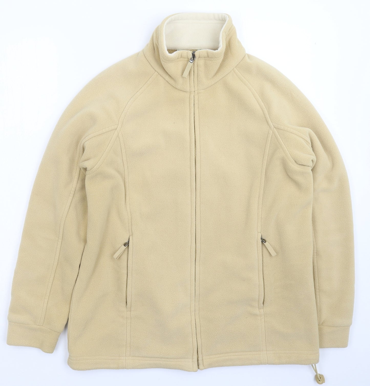 Marks and Spencer Womens Beige  Fleece Jacket  Size 10