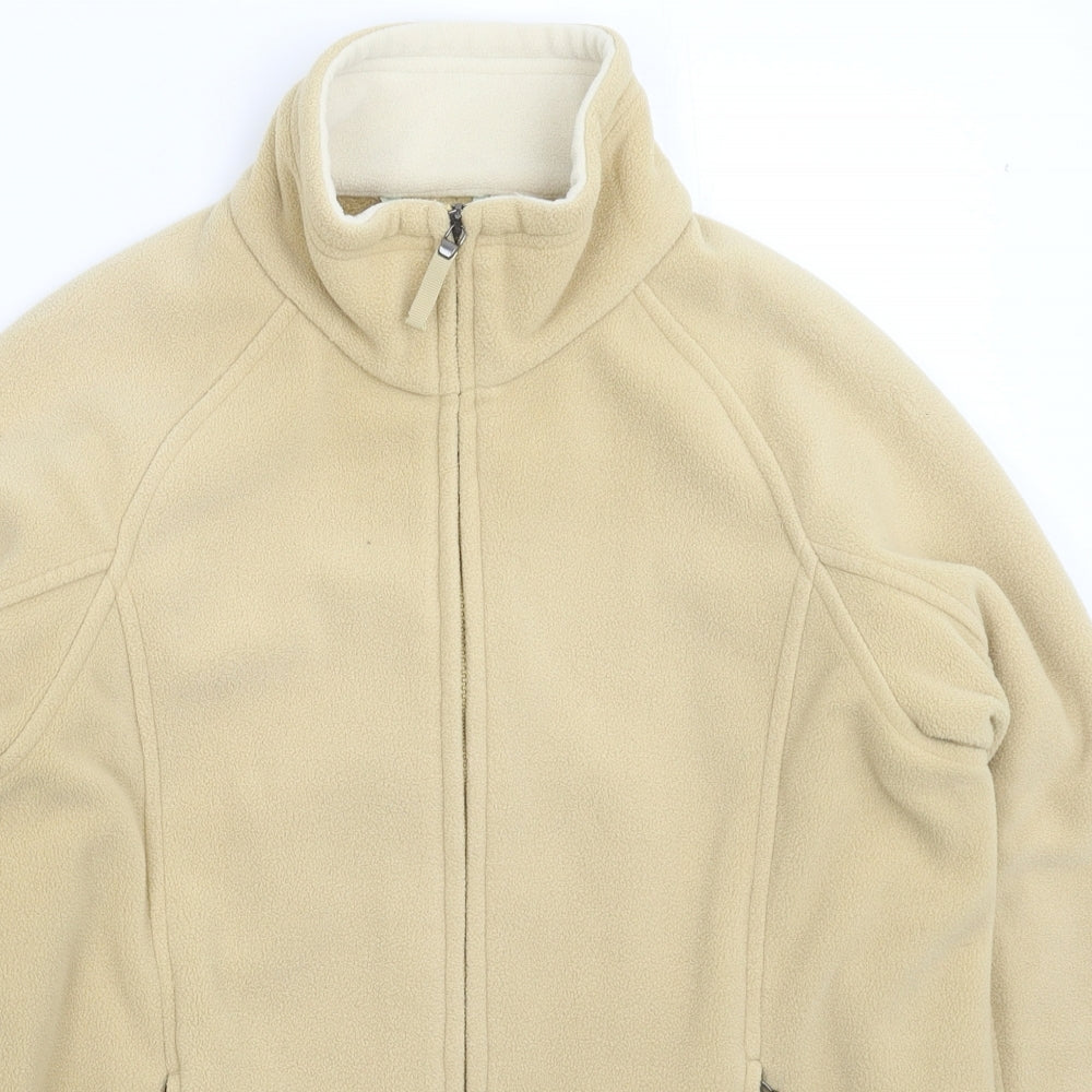 Marks and Spencer Womens Beige  Fleece Jacket  Size 10