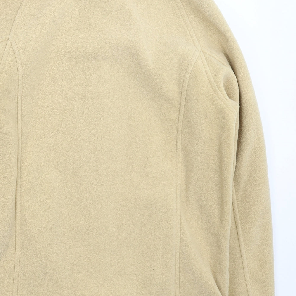 Marks and Spencer Womens Beige  Fleece Jacket  Size 10