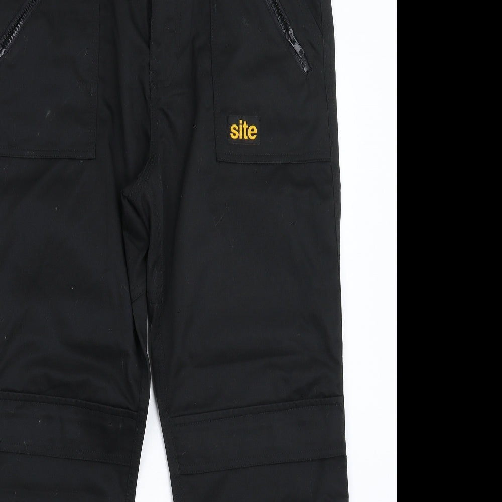 Site Mens Black   Cargo Trousers Size 32 L32 in