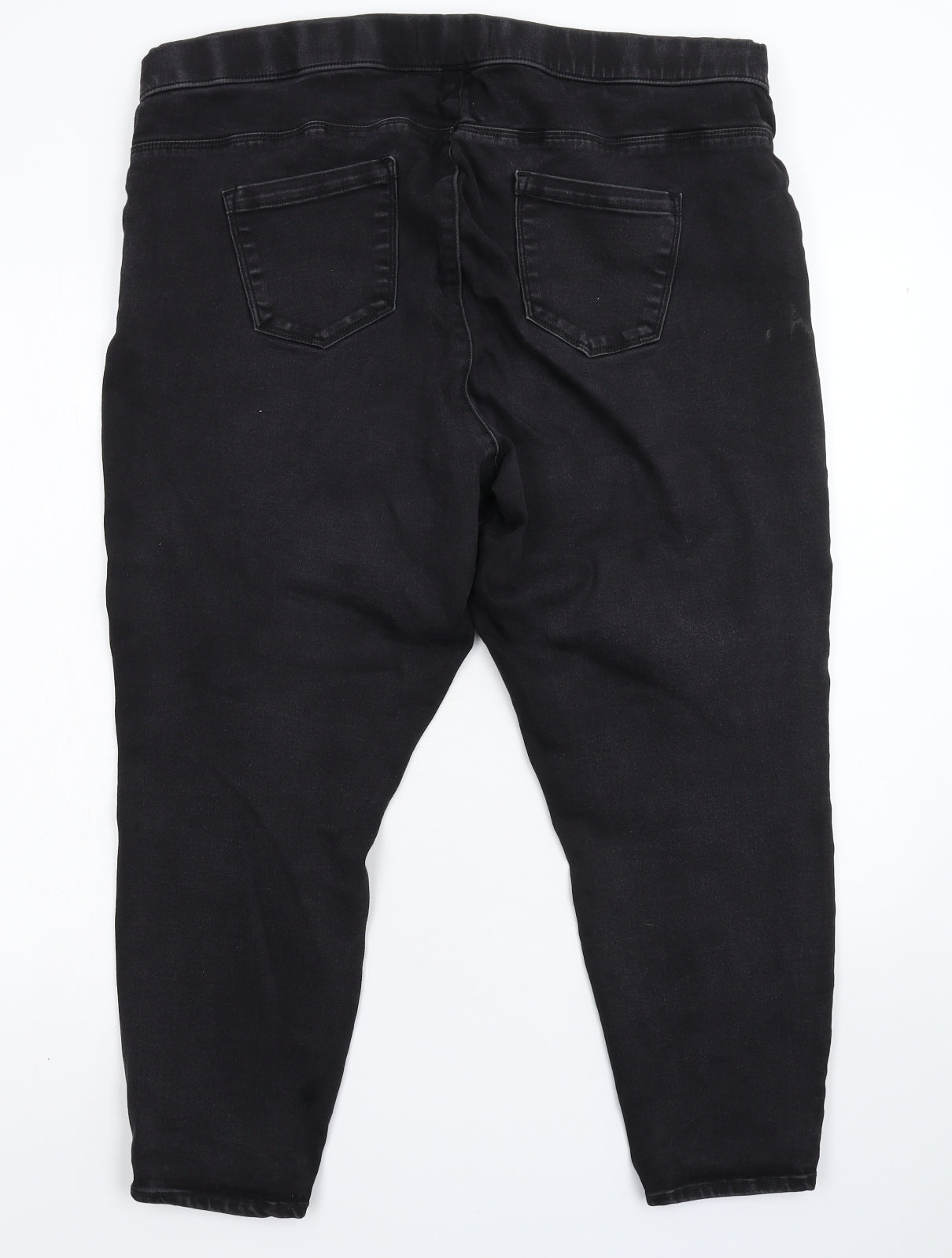 George Womens Black  Denim Jegging Jeans Size 22 L24 in