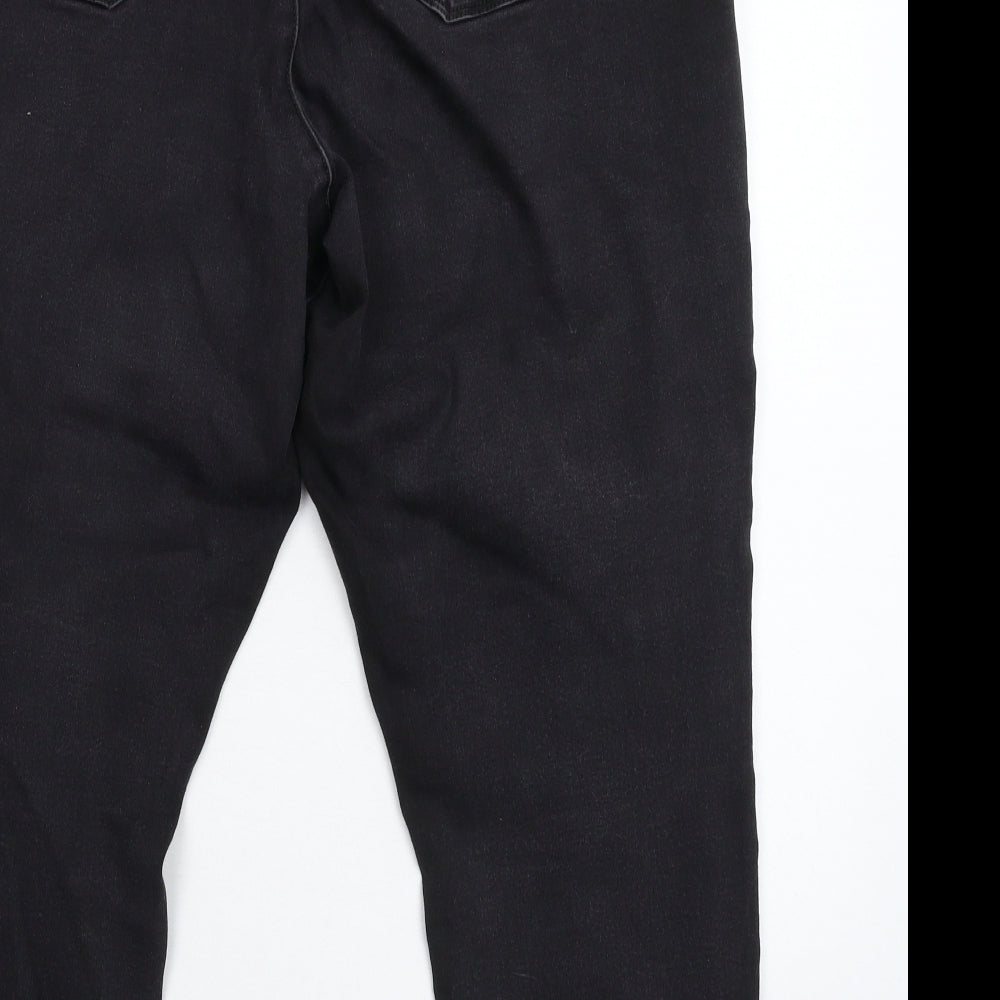 George Womens Black  Denim Jegging Jeans Size 22 L24 in
