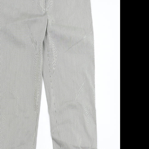 Absolu Womens Grey Striped  Trousers  Size 30 in L32 in