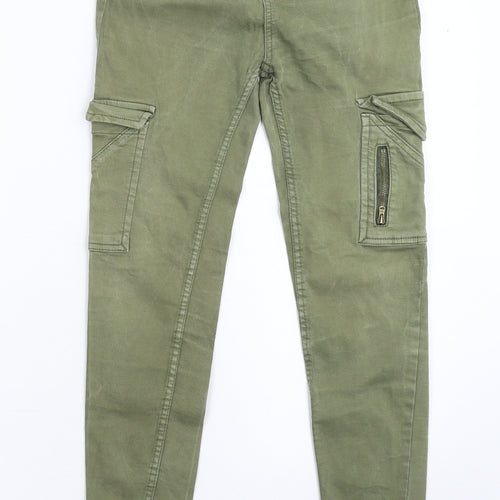 Pull&Bear Womens Green  Denim Skinny Jeans Size 26 in L26 in
