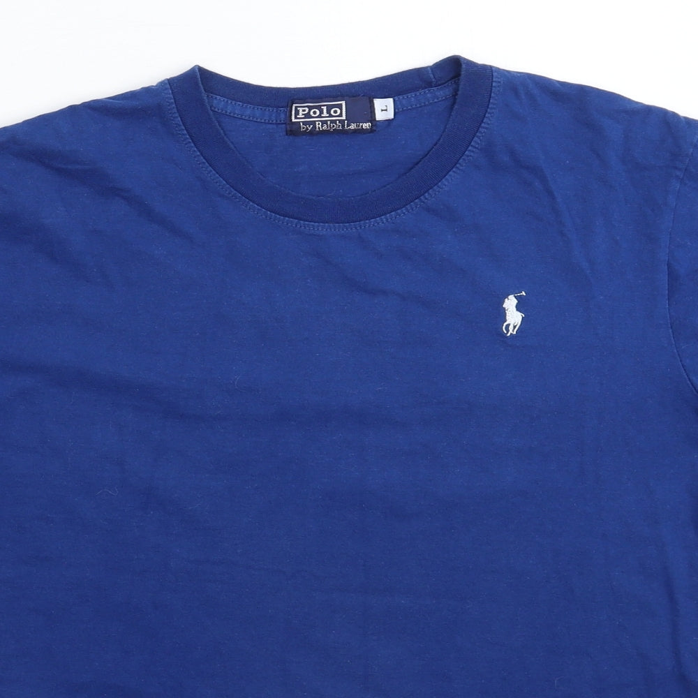 Polo Ralph Lauren Mens Blue    T-Shirt Size L