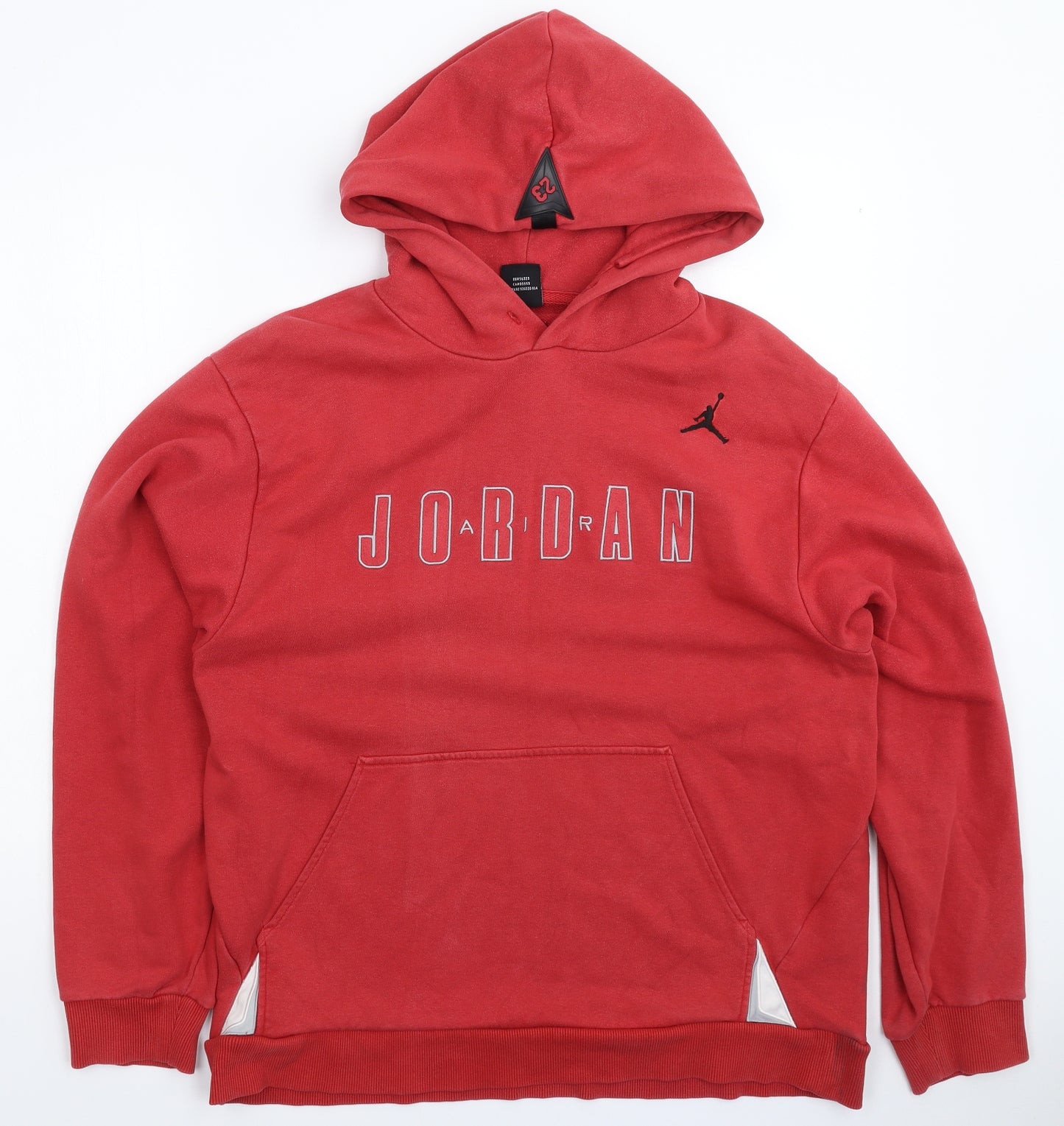Jordan Mens Red   Pullover Hoodie Size M