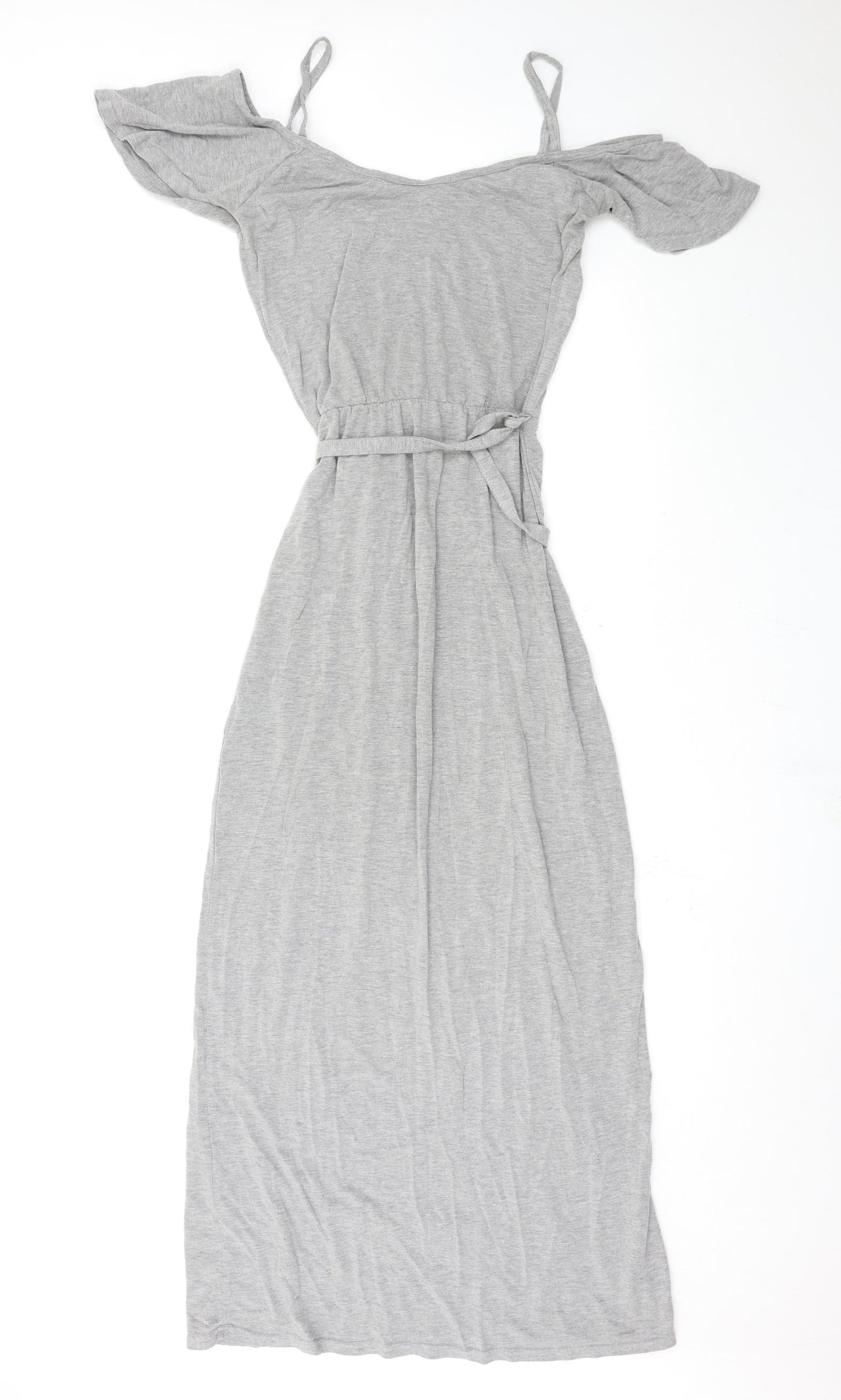 Boohoo Womens Grey  Jersey Maxi  Size 12