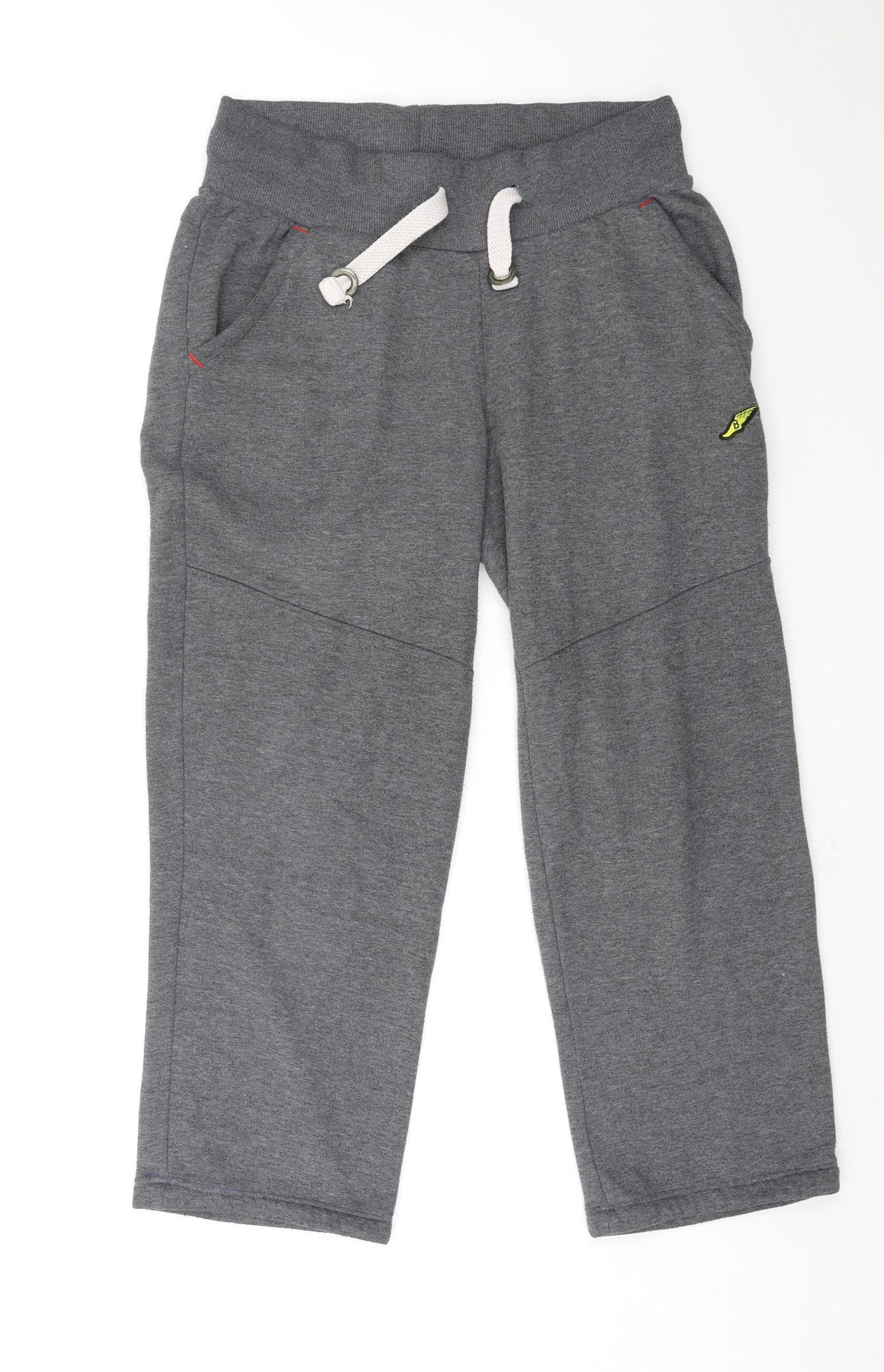 Brookhaven Mens Grey  Jersey Jogger Trousers Size M L26 in