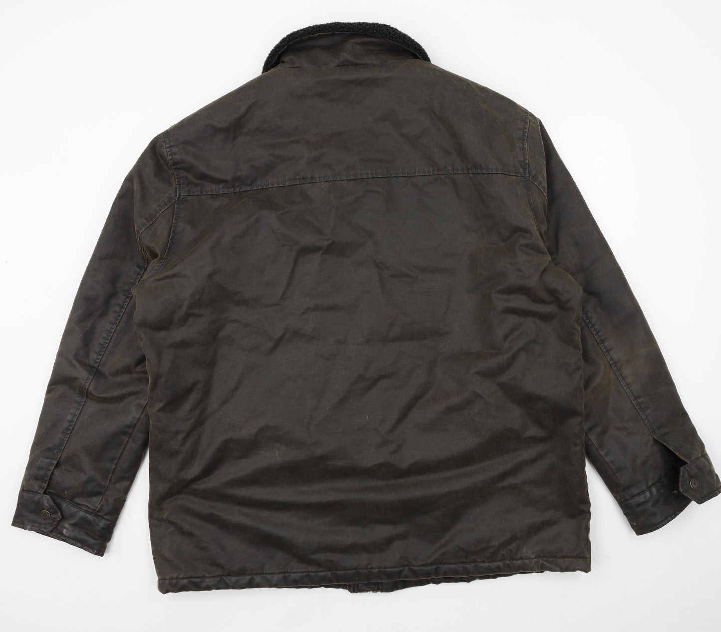 George Mens Brown   Pea Coat Coat Size 3XL