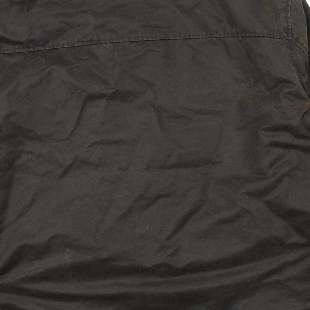 George Mens Brown   Pea Coat Coat Size 3XL