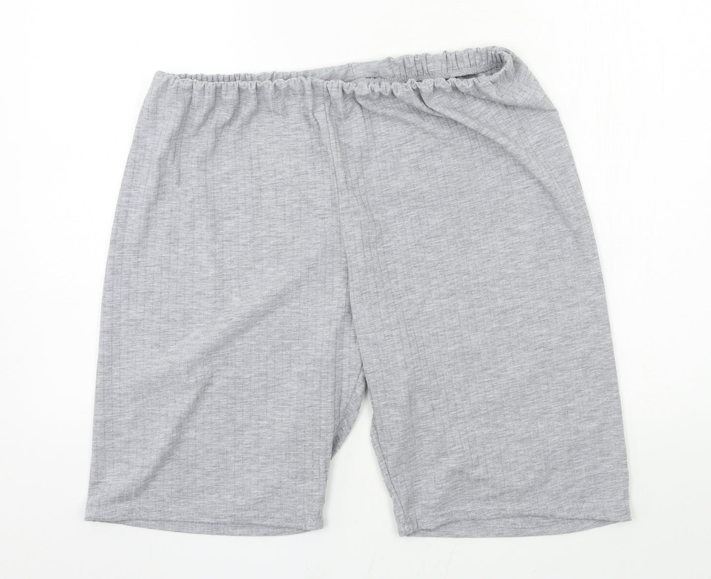 Nasty Gal Womens Grey  Jersey Sweat Shorts Size 22