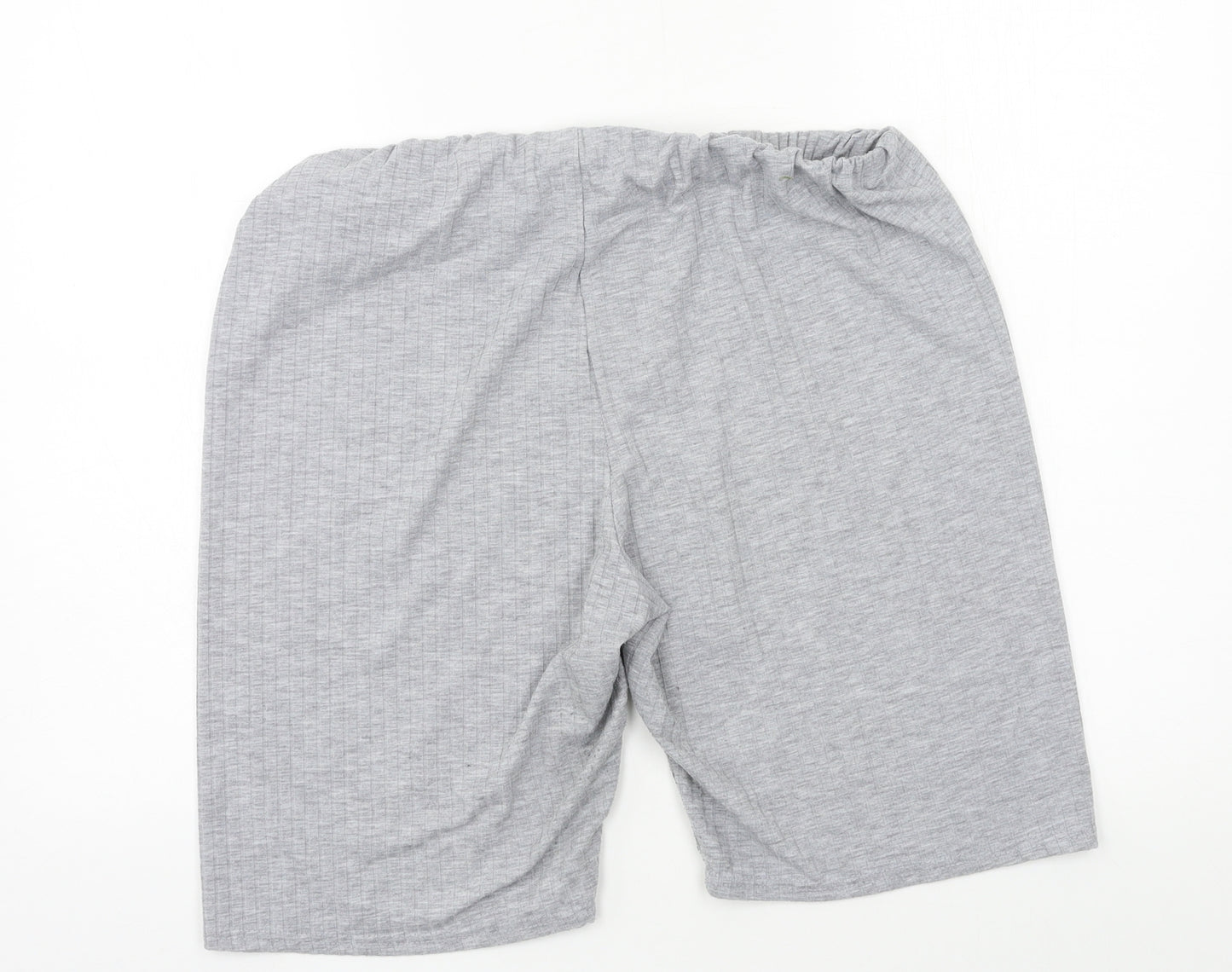 Nasty Gal Womens Grey  Jersey Sweat Shorts Size 22