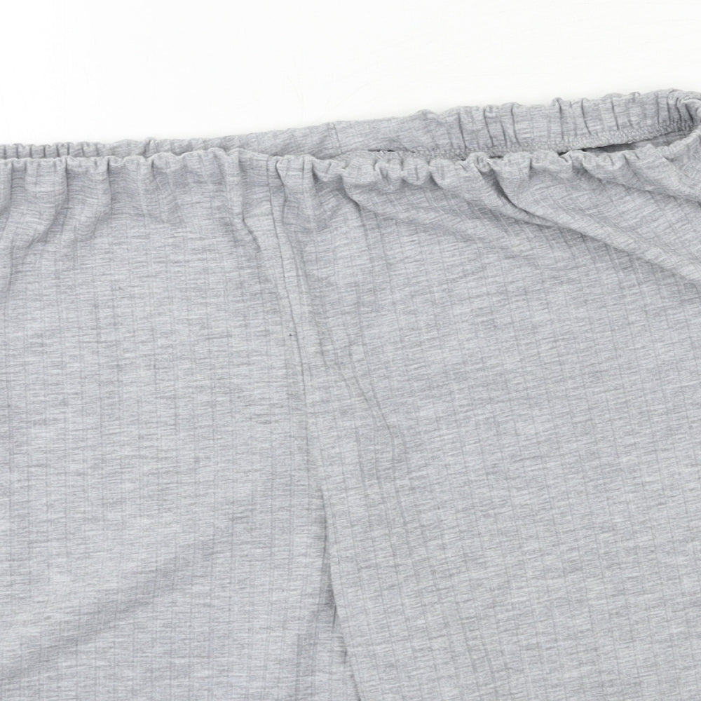 Nasty Gal Womens Grey  Jersey Sweat Shorts Size 22