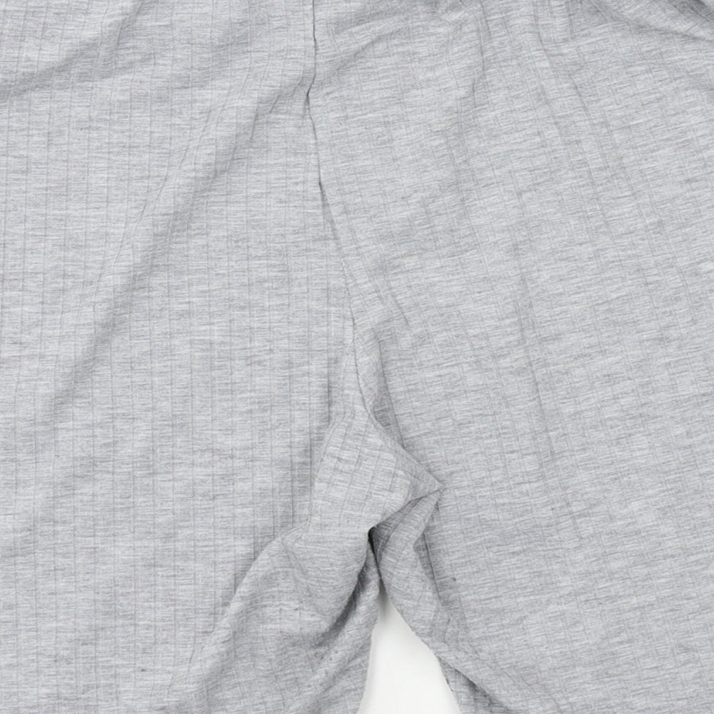 Nasty Gal Womens Grey  Jersey Sweat Shorts Size 22