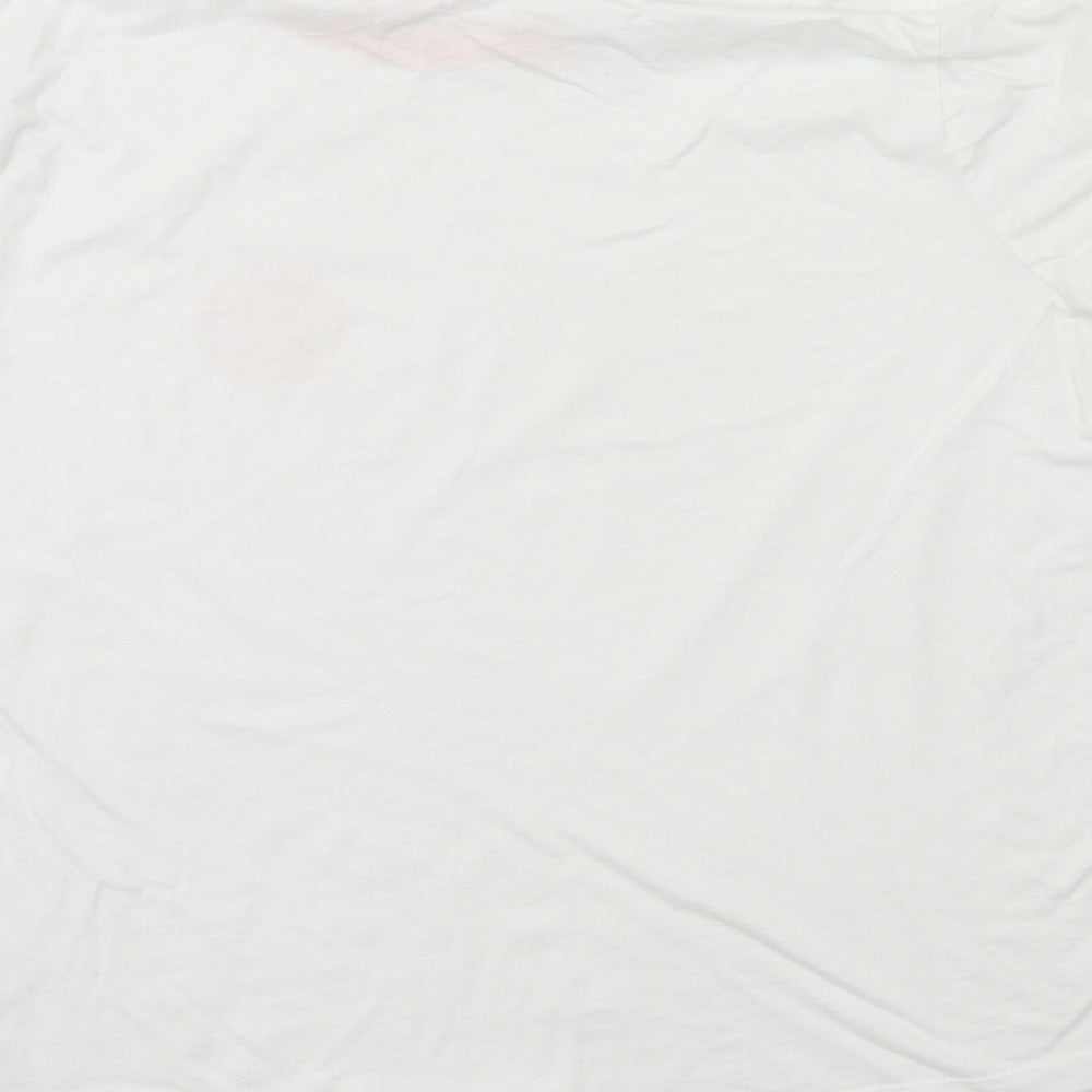 TU Womens White  Jersey Basic T-Shirt Size 22  - La Pomme