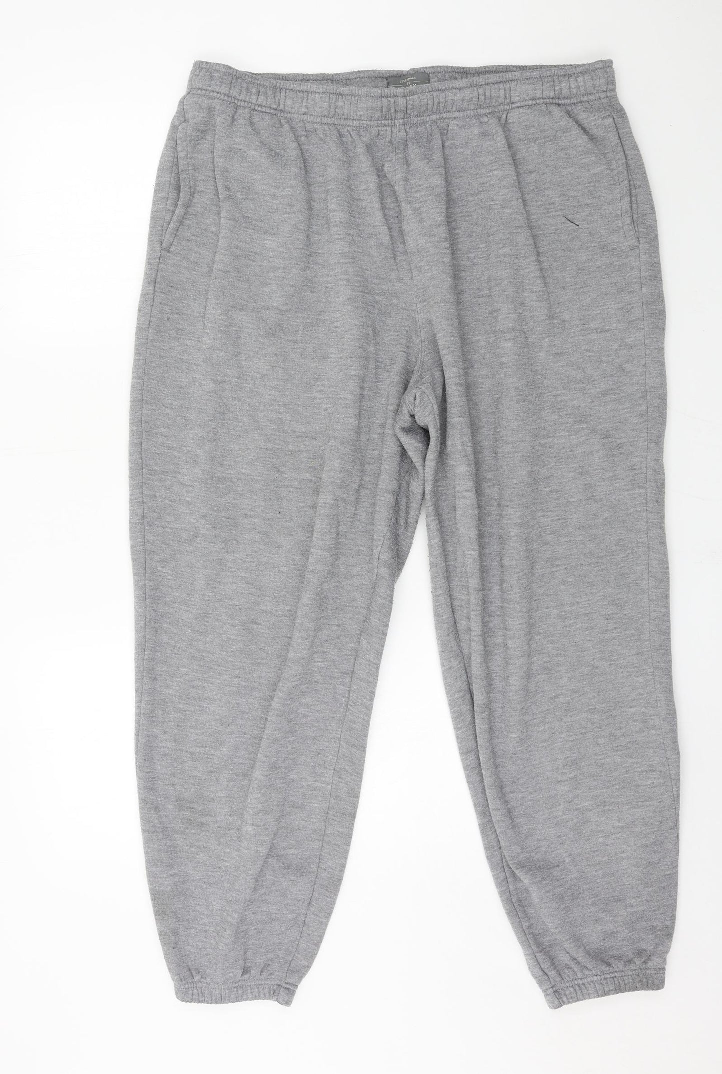 Easy Mens Grey  Jersey Jogger Trousers Size XL L27 in