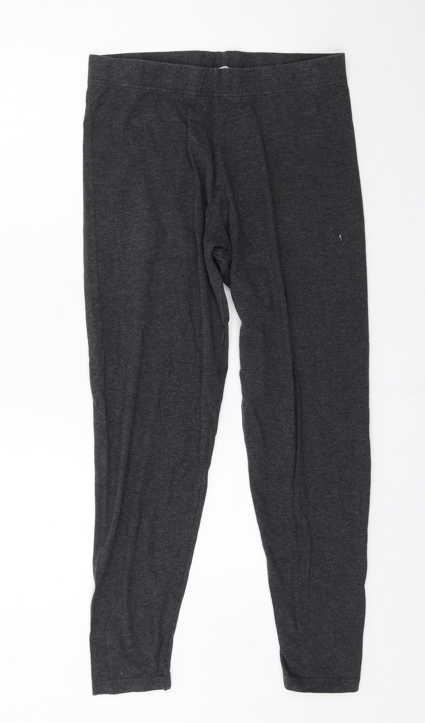 TU Womens Grey  Jersey Capri Leggings Size 16 L26 in