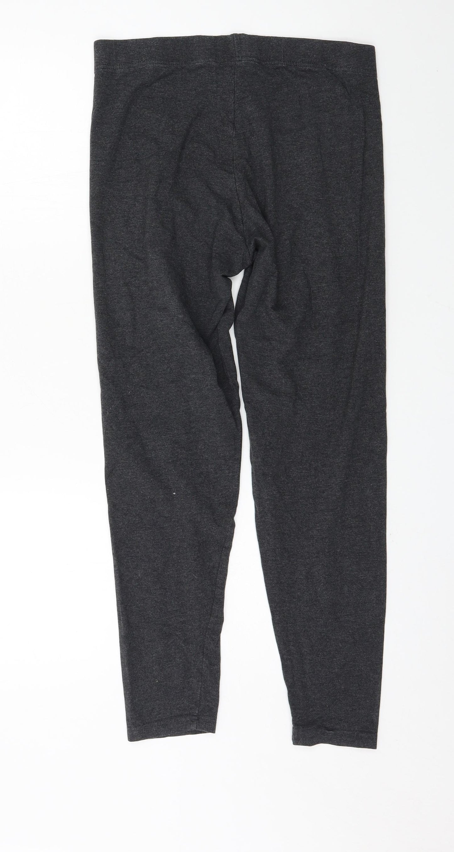 TU Womens Grey  Jersey Capri Leggings Size 16 L26 in