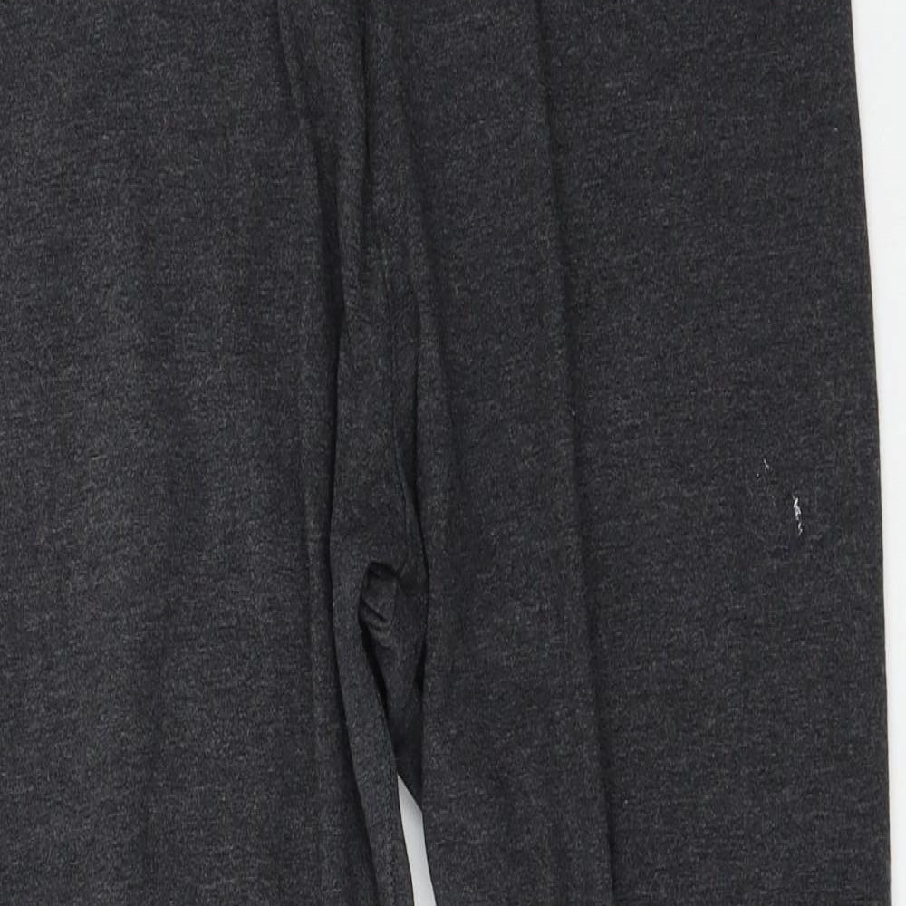 TU Womens Grey  Jersey Capri Leggings Size 16 L26 in