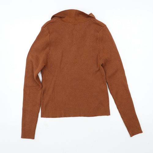 SheIn Womens Brown  Knit Pullover Jumper Size 3XL