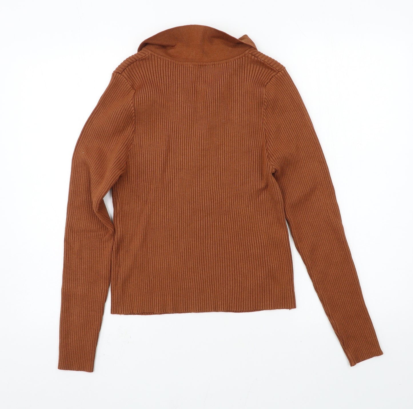 SheIn Womens Brown  Knit Pullover Jumper Size 3XL