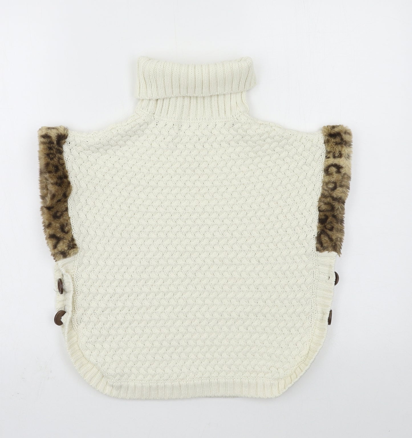 Aspen Girls Ivory  Knit Pullover Jumper Size 7-8 Years